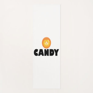 Candy Halloween Yoga Mat