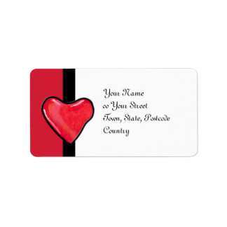 Candy Heart 1 Address Label