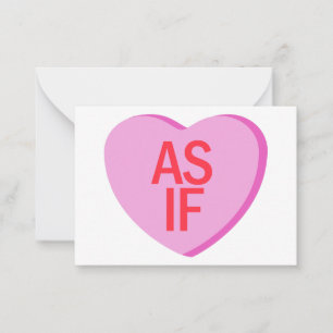 Candy Heart - AS IF Card