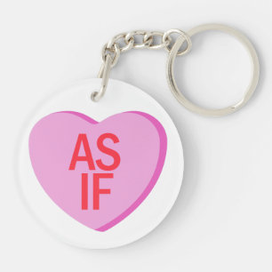 Candy Heart - AS IF Key Ring