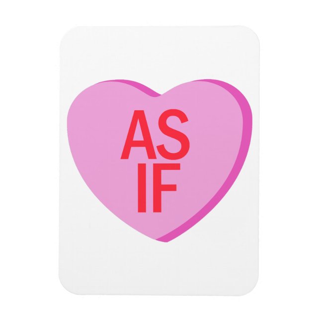 Candy Heart - AS IF Magnet (Vertical)