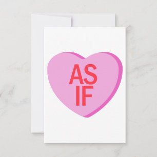 Candy Heart - AS IF Thank You Card