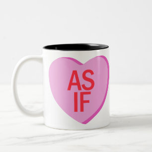 Candy Heart - AS IF Two-Tone Coffee Mug