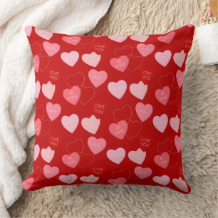 Candy Heart Cascade Cushion