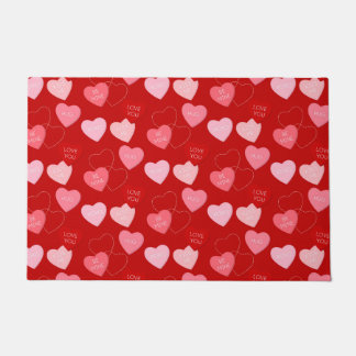 Candy Heart Cascade Doormat