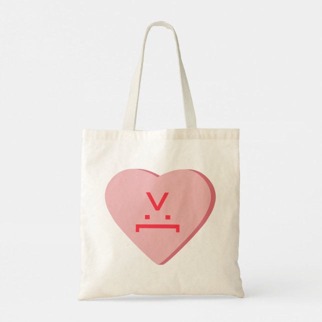 Candy Heart - Devil Face Tote Bag (Back)