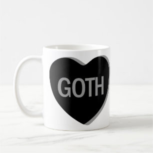 Candy Heart - Goth Coffee Mug