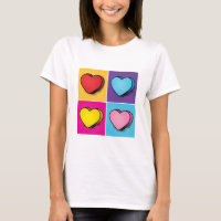 Candy Heart Hearts Pop Art Valentine's Day