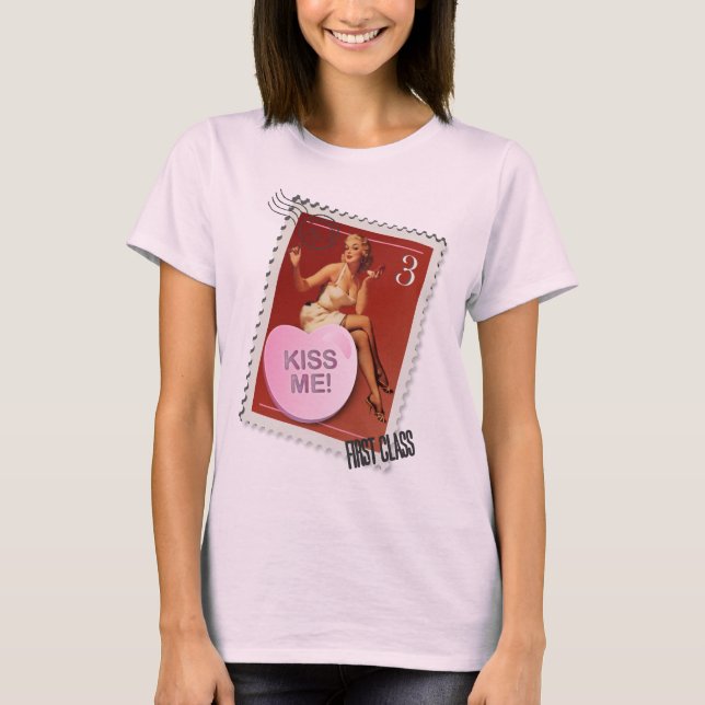 Candy Heart KissMe! Kitsch Bitsch Valentine Tee (Front)