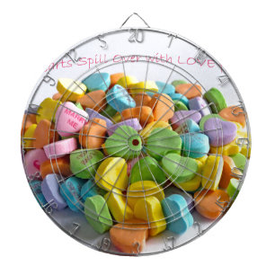 Candy Hearts Dartboard