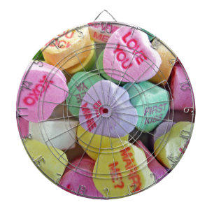 Candy Hearts Dartboard
