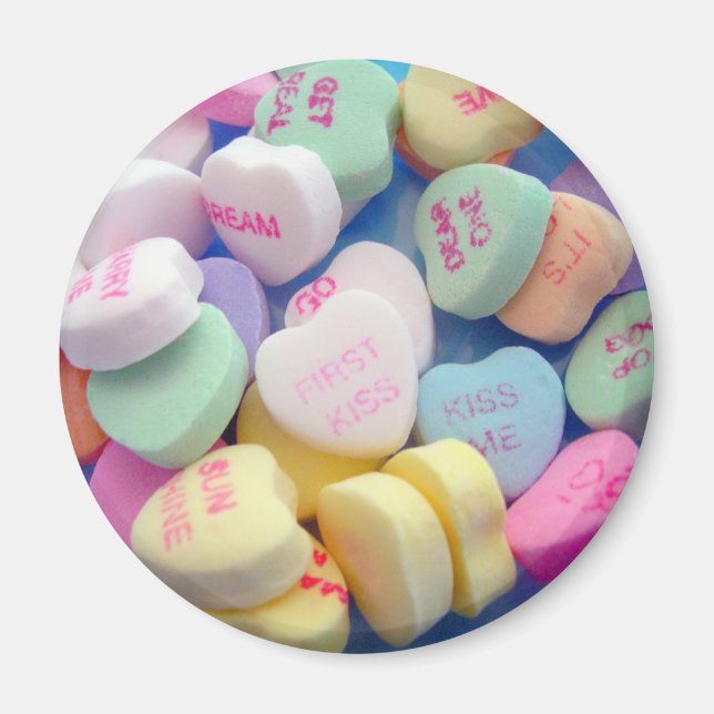 Candy Hearts Magnet (Front)