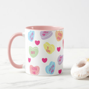 Candy Hearts Mug