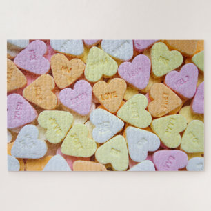 candy hearts puzzle