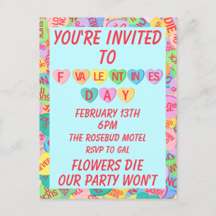 Candy Hearts V. 2.0 Postcard