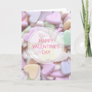 Candy Hearts Valentine's Day Holiday Card
