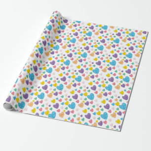 Candy Hearts Wrapping Paper