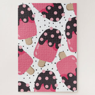 Candy Ice Cream Pattern Jigsaw Puzzle