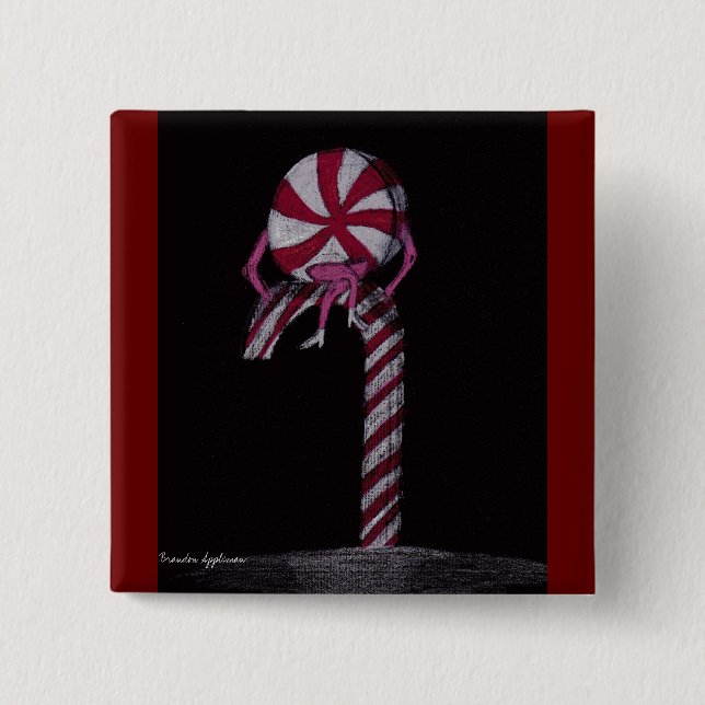 Candy land 15 cm square badge (Front)