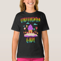 Candy Land Birthday Girl Colorful Pastel