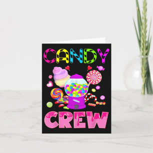 Candy Land Candy Crew Decorations Sweetie Candy Sq Card