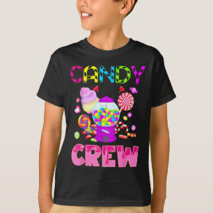 Candy Land Candy Crew Decorations Sweetie Candy Sq T-Shirt