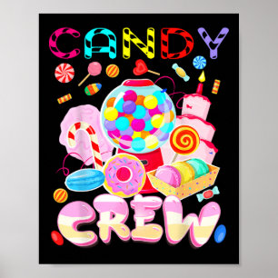 Candy Land Candy Crew Party Halloween Costumes Adu Poster