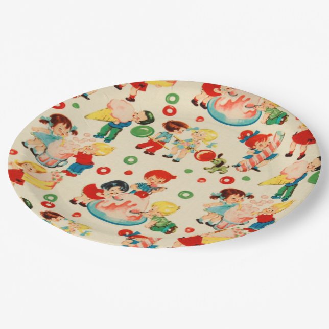 Candy Land Paper Plate (Angled)
