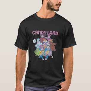 Candy Land Retro Game Characters Group Shot Logo T T-Shirt
