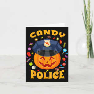 Candy Lice Halloween Party Costume Security Funny  Card
