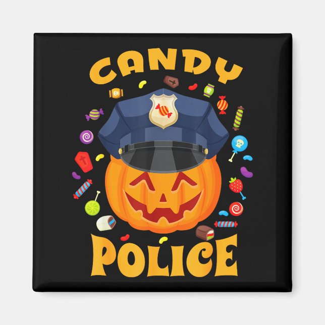 Candy Lice Halloween Party Costume Security Funny  Magnet (Front)