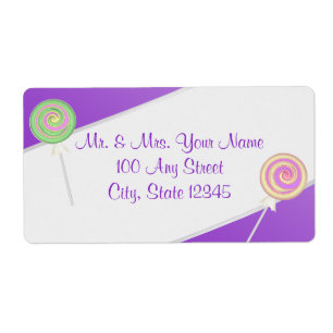 Candy Lollipop Purple Address