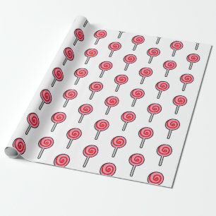 Candy lollipop Sweet Wrapping Paper