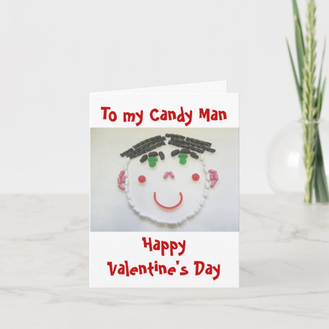 Candy Man Valentine Card (Front)