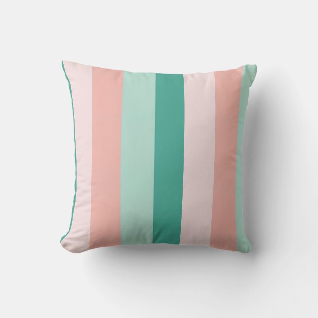 Candy Mint Throw Pillow (Front)