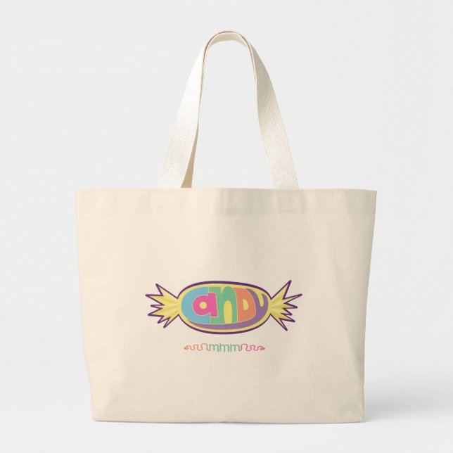 Candy mmm Tote Bag (Front)