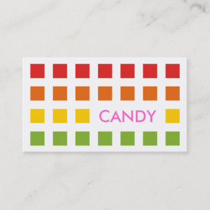 CANDY (mod squares) Business Card