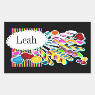 Candy Monogram Customise Label