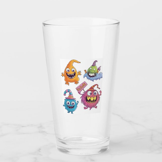  Candy Monster Parade Glass (Front)
