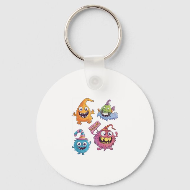  Candy Monster Parade Key Ring (Front)