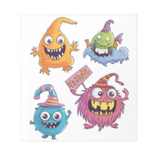 Candy Monster Parade Notepad