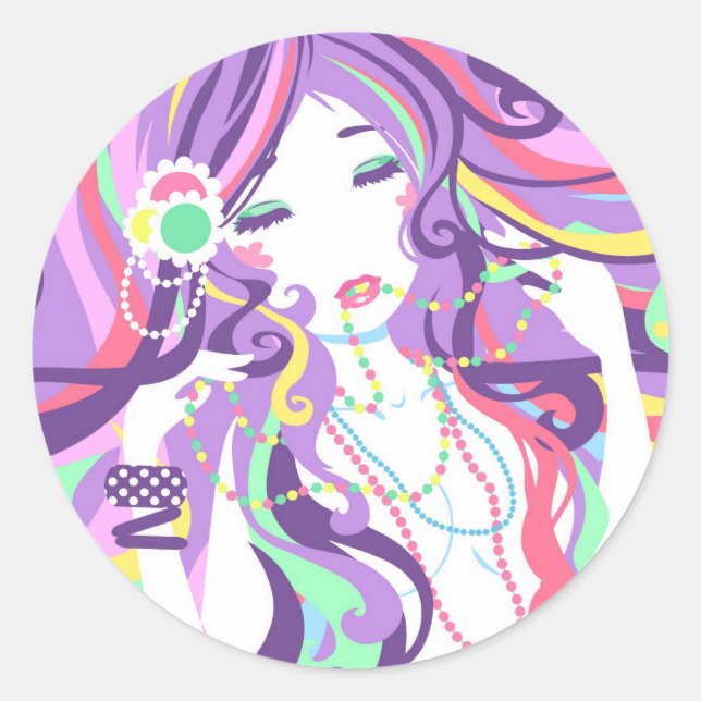 "Candy Necklace" Sticker (Front)