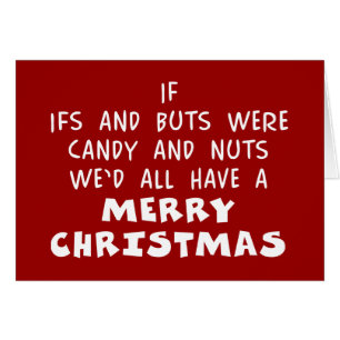 Candy & Nuts Merry Christmas - Humour Gift