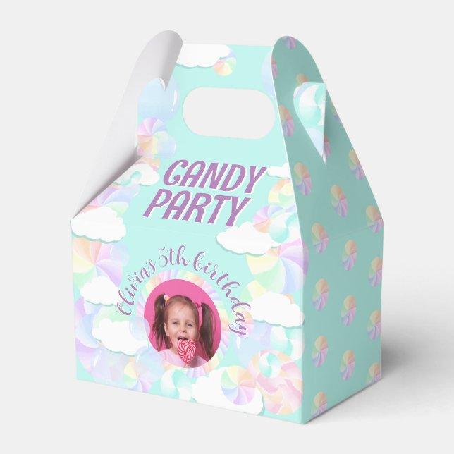Candy party favour box (Front Side)