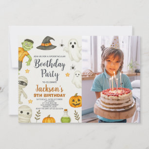 Candy Party Kids Halloween Birthday Invitation