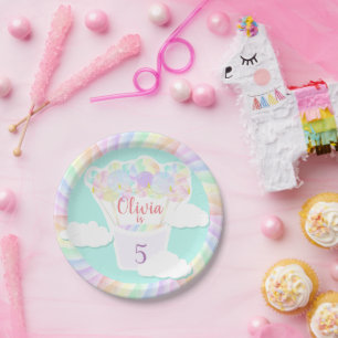 Candy party paper plate