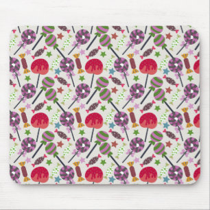 Candy pattern Lollies pattern lollipop 11 Mouse Mat