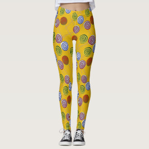Candy pattern   Lollies pattern   lollipop 15 Leggings