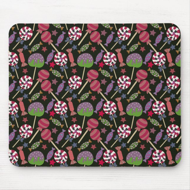 Candy pattern | Lollies pattern | lollipop 16 Mouse Mat (Front)