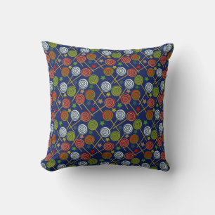 Candy pattern Lollies pattern lollipop 17 Cushion